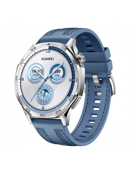 Smart watch HUAWEI WATCH GT5 46mm Blue Woven Strap Vili-B19 (Blue) (55020DGJ)