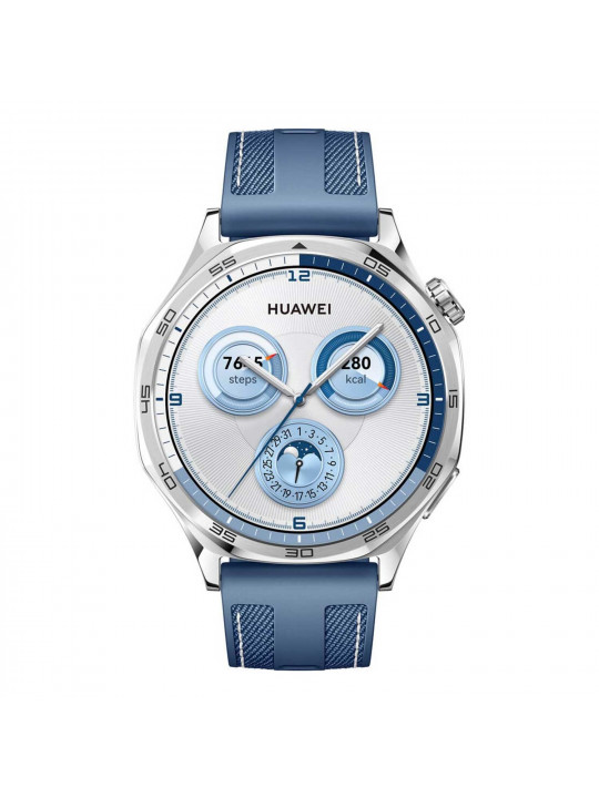 Սմարթ ժամացույց HUAWEI WATCH GT5 46mm Blue Woven Strap Vili-B19 (Blue) (55020DGJ)