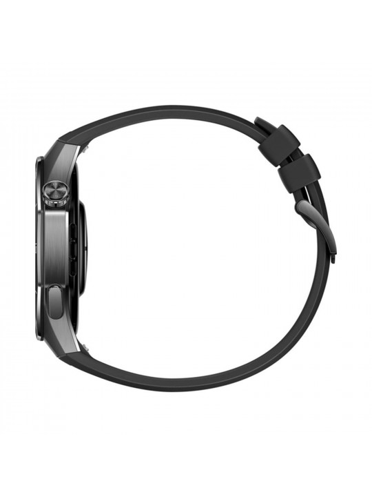 Սմարթ ժամացույց HUAWEI WATCH GT5 Pro 46mm Black Fluoroelastomer Strap Vili-B29 (Black) (55020DGH)