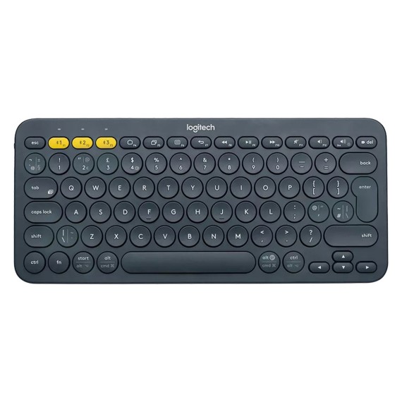 Keyboard LOGITECH K380 MULTI-DEVICE BLUETOOTH (DARK GREY) (L920-007584)