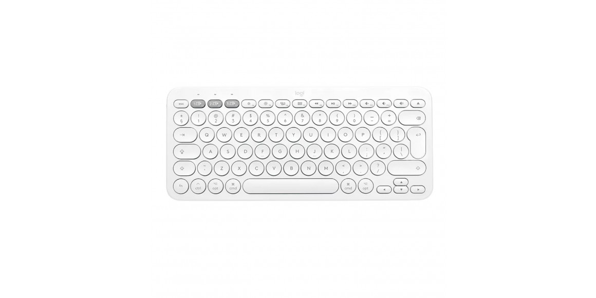 Keyboard LOGITECH K380 MULTI-DEVICE BLUETOOTH (WHITE) (L920-009589)