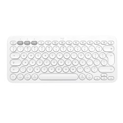 Keyboard LOGITECH K380 MULTI-DEVICE BLUETOOTH (WHITE) (L920-009589)