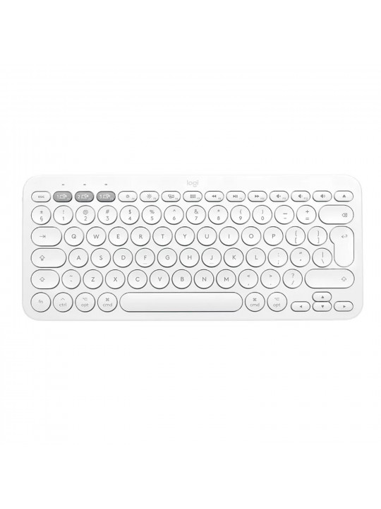 Keyboard LOGITECH K380 MULTI-DEVICE BLUETOOTH (WHITE) (L920-009589)