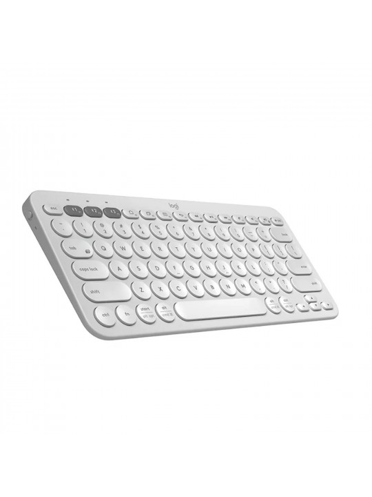 Keyboard LOGITECH K380 MULTI-DEVICE BLUETOOTH (WHITE) (L920-009589)