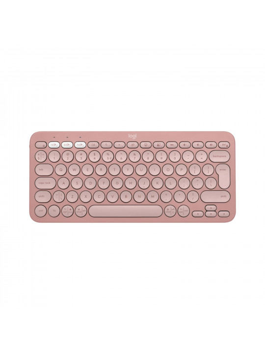 Keyboard LOGITECH K380s Pebble Keys 2 (Rose) (L920-011853)