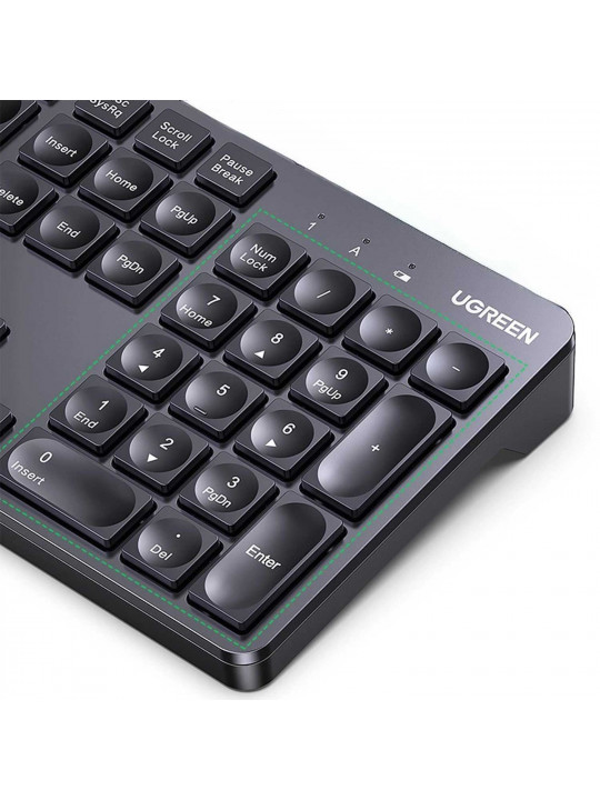 Keyboard UGREEN KU004 2.4GHz (BK) (15219)