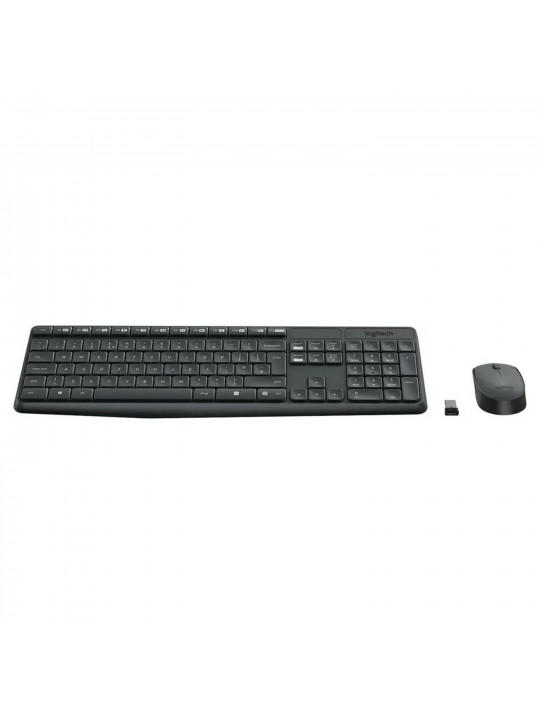 Ստեղնաշար LOGITECH MK235 WIRELESS COMBO + MOUSE (GREY) (L920-007948)