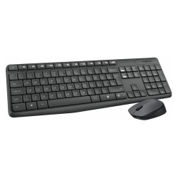 Keyboard LOGITECH MK235 WIRELESS COMBO + MOUSE (GREY) (L920-007948)