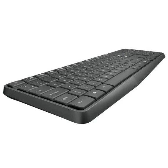 Keyboard LOGITECH MK235 WIRELESS COMBO + MOUSE (GREY) (L920-007948)