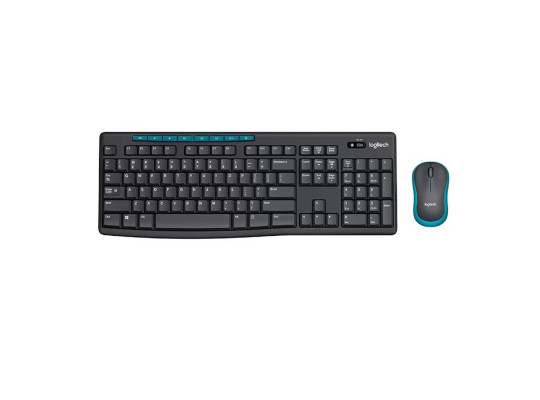 Keyboard LOGITECH MK275 WIRELESS COMBO + MOUSE (BK) (L920-008535)