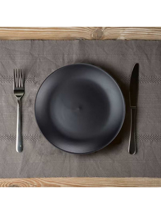 Ափսե NAVA 10-141-050 STONEWARE DINNER BLACK 26CM 