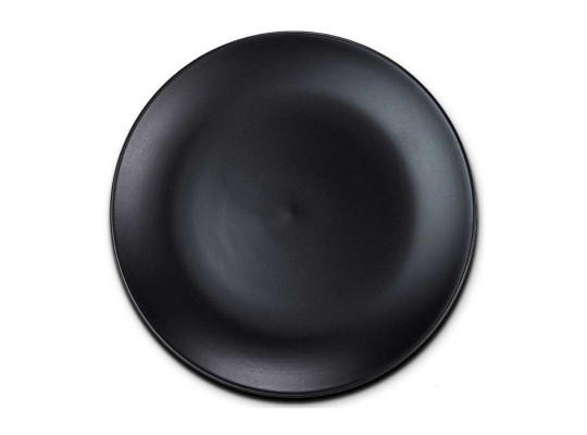 Plate NAVA 10-141-050 STONEWARE DINNER BLACK 26CM 