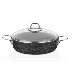 Casserols FALEZ BLN3008 BLACK LINE S.S HANDLE SAUCEPAN 30CM 