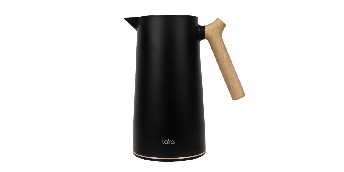 Թերմոս LARA LR04-84 BLACK WOOD HANDLE 1000ML 