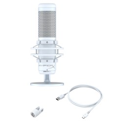 Streaming microphone HYPERX QUADCAST S (WH) (519P0AA)