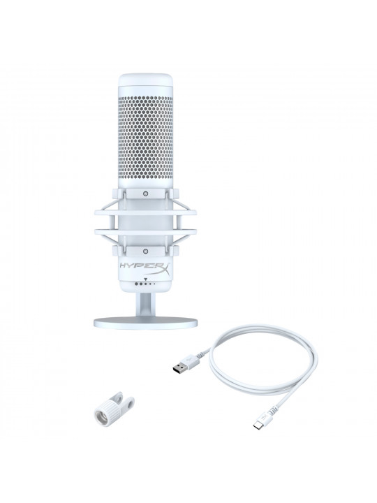 Streaming microphone HYPERX QUADCAST S (WH) (519P0AA)