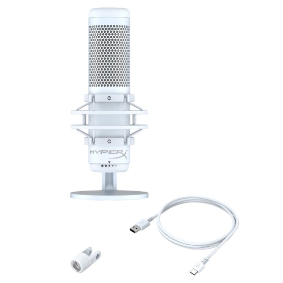 Streaming microphone HYPERX QUADCAST S (WH) (519P0AA)