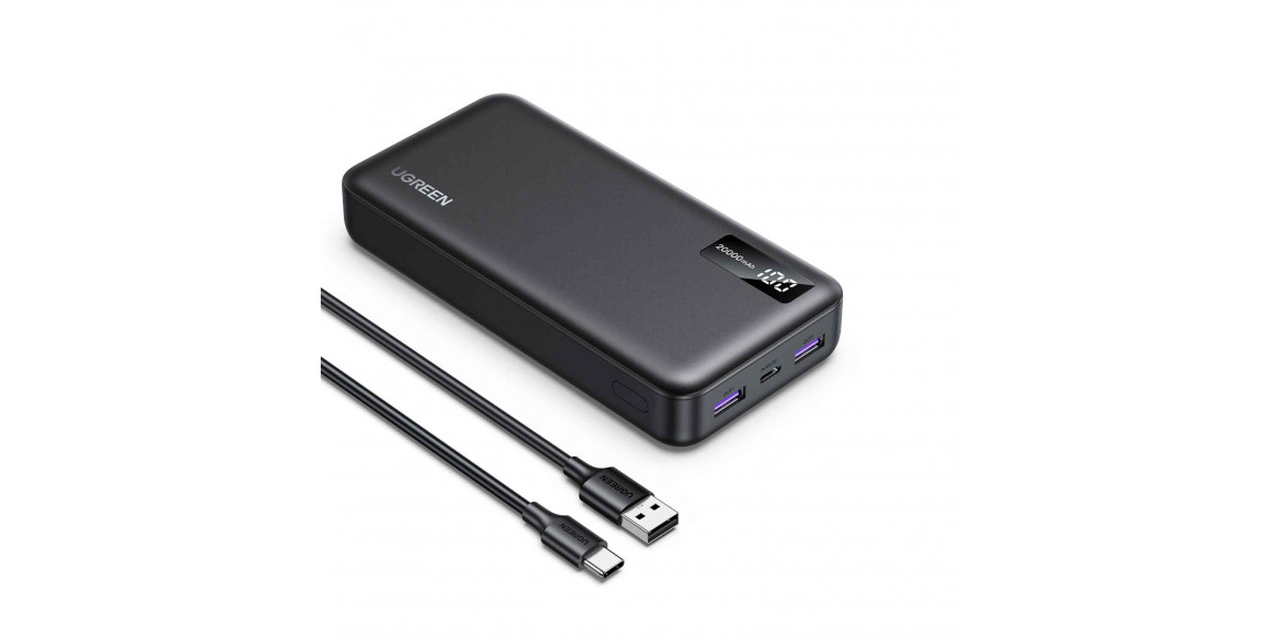 Power bank UGREEN 20000mAh PD USB-C (Grey) (25683)
