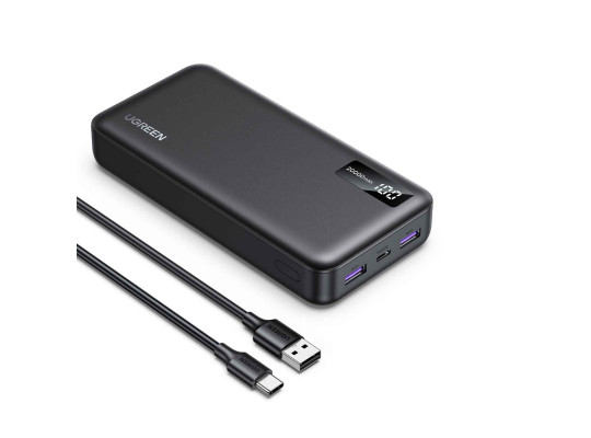 Power bank UGREEN 20000mAh PD USB-C (Grey) (25683)
