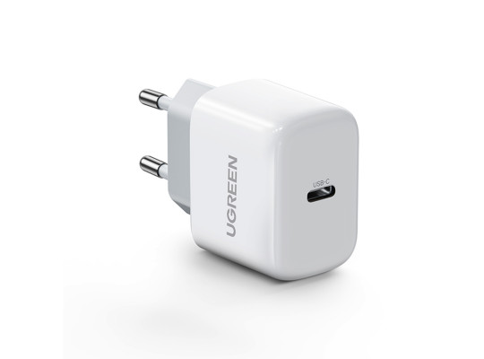 Power adapter UGREEN CD241 Mini USB-C 20W PD (White) (10220)