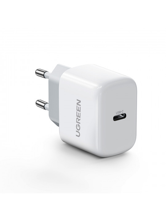 Power adapter UGREEN CD241 Mini USB-C 20W PD (White) (10220)