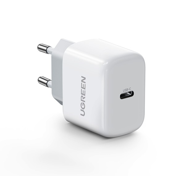 Power adapter UGREEN CD241 Mini USB-C 20W PD (White) (10220)