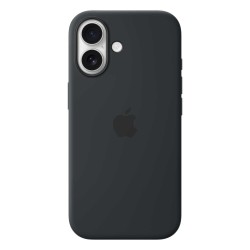 Cover for smartphone APPLE iPhone 17 Silicone Case with MagSafe (Black) (MGF14ZM/A)