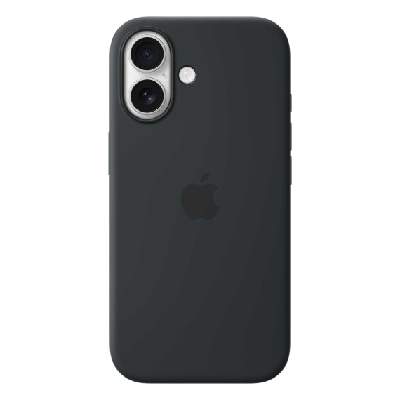 Cover for smartphone APPLE iPhone 17 Silicone Case with MagSafe (Black) (MGF14ZM/A)