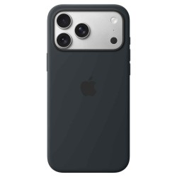 Cover for smartphone APPLE iPhone 17 Pro Max Silicone Case with MagSafe (Black) (MGFR4ZM/A)