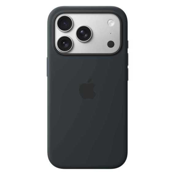 Cover for smartphone APPLE iPhone 17 Pro Silicone Case with MagSafe (Black) (MGFK4ZM/A)