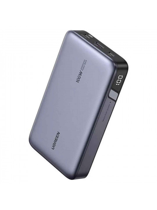 Արտաքին սնուցման մարտկոց UGREEN PB720 20000mAh PD 100W USB-C (Grey) (25188)