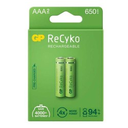 Charger GP AAA 650 MAH (650AAAHC-2UEC2) 