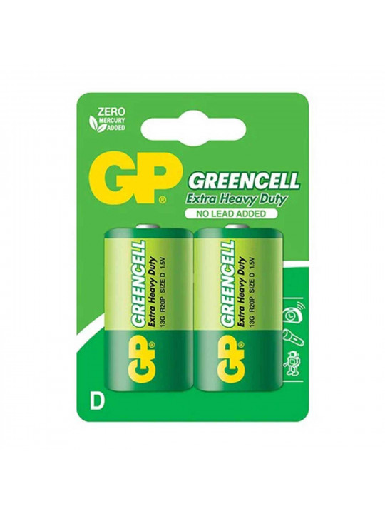 Батарейки GP D GREENCELL 