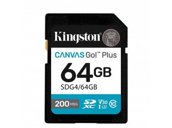Հիշողության քարտ KINGSTON MICRO SD SDG4/64GB 