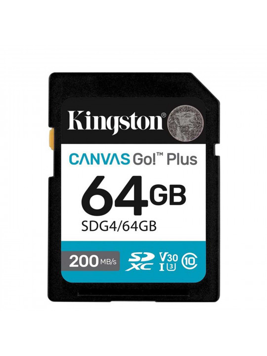 Հիշողության քարտ KINGSTON MICRO SD SDG4/64GB 