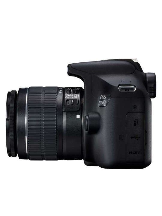 Թվային ֆոտոխցիկ CANON EOS 2000D EF-S 18-55 IS II KIT (BK) 