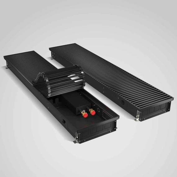 Внутрипольный конвектор ROYAL THERMO ATRIUM-75/200/1400-DG-U-BL BLACK 