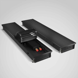 In floor convector ROYAL THERMO ATRIUM-75/200/1800-DG-U-BL BLACK 