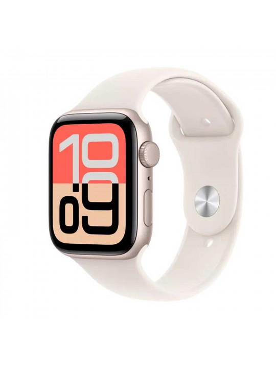 Սմարթ ժամացույց APPLE Watch SE 3 GPS 44mm Starlight Aluminium Case witch Starlight Sport Band (A3325) (MEHJ4RK/A)