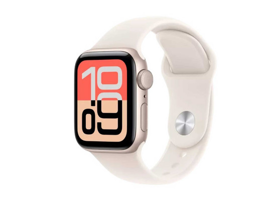 Smart watch APPLE Watch SE 3 GPS 40mm Starlight Aluminium Case witch Starlight Sport Band (A3324) (MEH34RK/A)