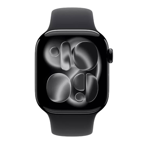 Smart watch APPLE Watch Series 11 GPS 42mm Jet Black Aluminium Case with Black Sport Band (A3331) (MEQT4RK/A)