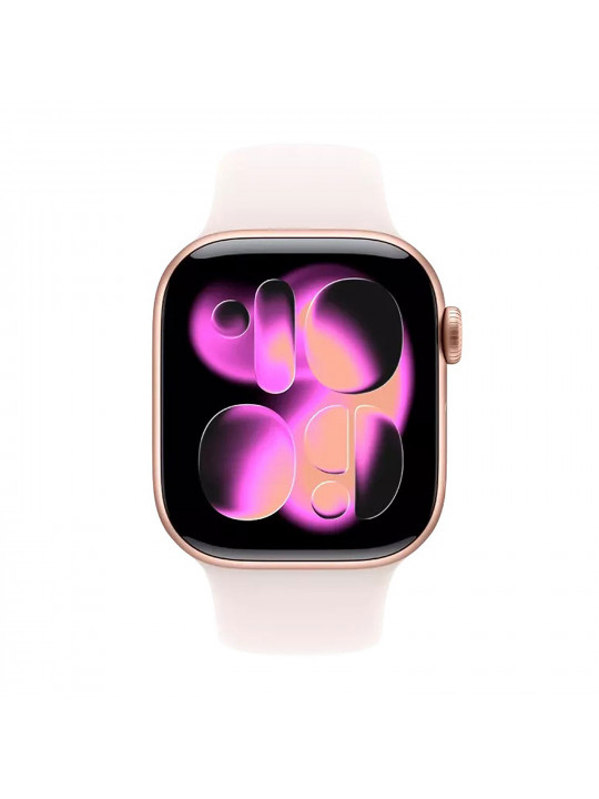 Սմարթ ժամացույց APPLE Watch Series 11 GPS 42mm Rose Gold Aluminium Case with Light Blush Sport Band (A3331) (MEU04RK/A)