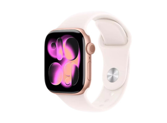 Смарт-часы APPLE Watch Series 11 GPS 42mm Rose Gold Aluminium Case with Light Blush Sport Band (A3331) (MEU04RK/A)