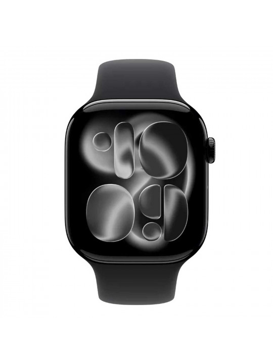 Սմարթ ժամացույց APPLE Watch Series 11 GPS 46mm Jet Black Aluminium Case with Black Sport Band (A3333) (MEUW4RK/A)