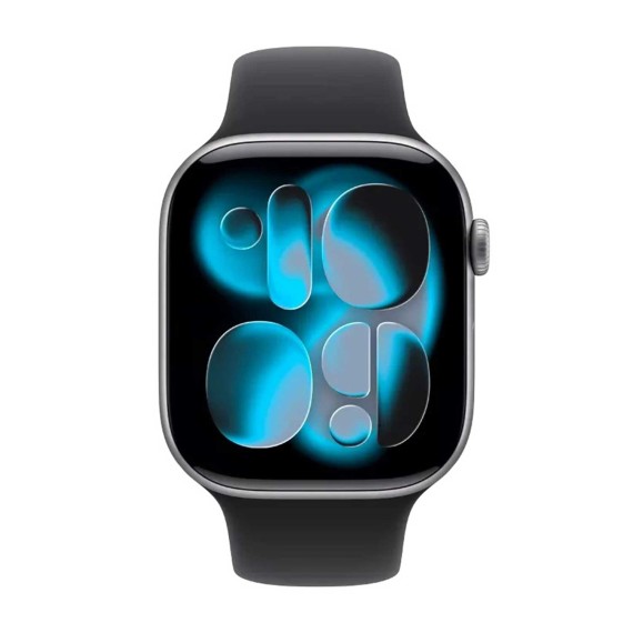 Smart watch APPLE Watch Series 11 GPS 46mm Space Grey Aluminium Case with Black Sport Band (A3333) (MEV44RK/A)