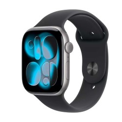 Smart watch APPLE Watch Series 11 GPS 46mm Space Grey Aluminium Case with Black Sport Band (A3333) (MEV44RK/A)