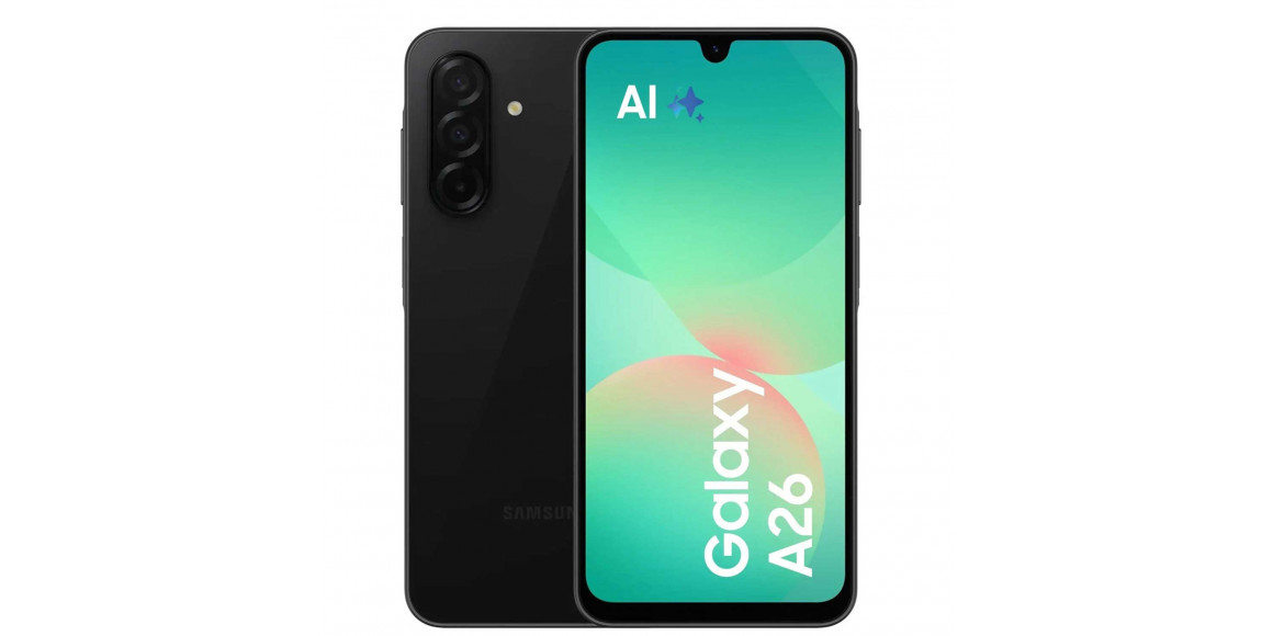 Smart phone SAMSUNG Galaxy A26 5G SM-A266M/DS 8GB 256GB (Black) 