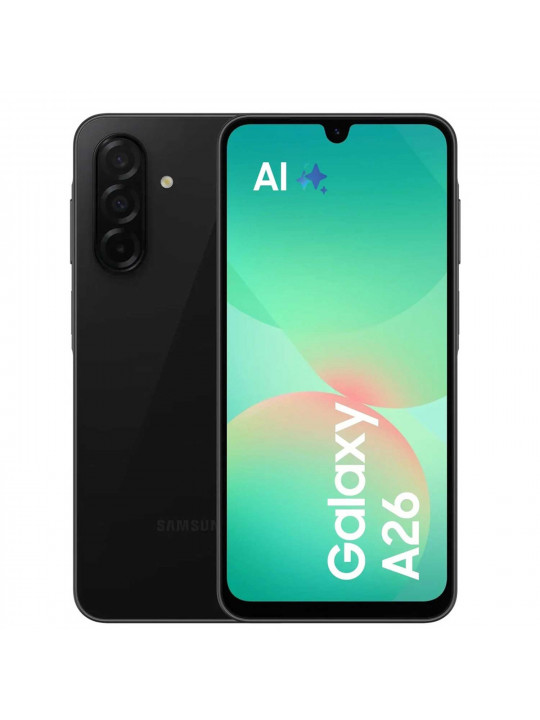 Սմարթ հեռախոս SAMSUNG Galaxy A26 5G SM-A266M/DS 8GB 256GB (Black) 