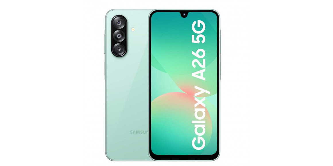 Սմարթ հեռախոս SAMSUNG Galaxy A26 5G SM-A266M/DS 6GB 128GB (Mint) 