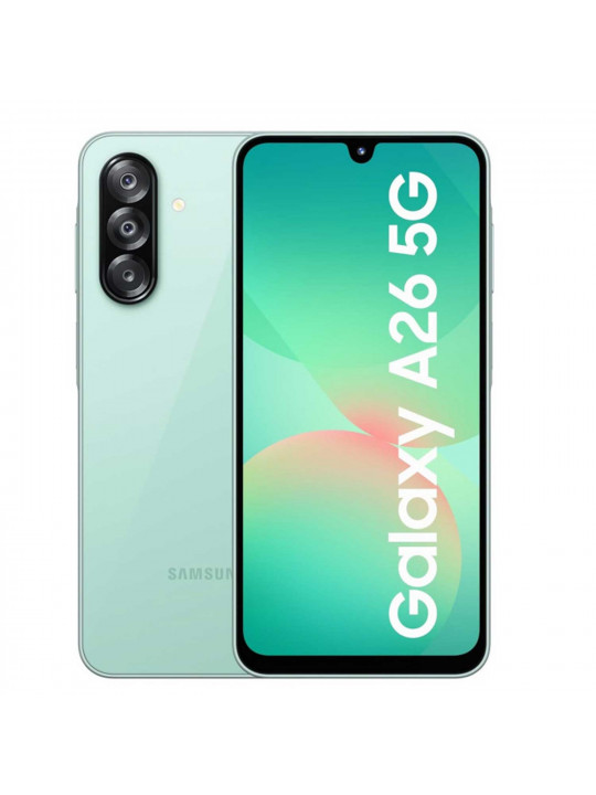 Սմարթ հեռախոս SAMSUNG Galaxy A26 5G SM-A266M/DS 6GB 128GB (Mint) 